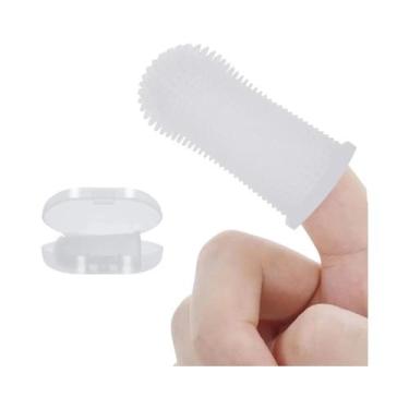 Imagem de Escova De Dente Para Cães Super Macia E Não Tóxica, Escova De Dedo Par