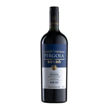 Imagem de Vinho Tinto demisec Bordo PERGOLA 1LT tradição o Mais vendido do Brasi