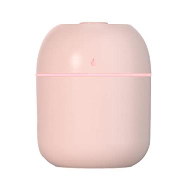 Imagem de Umidificador de Ar Difusor Óleo Essencial Portátil 220ml USB com Lâmpada Noite LED Umidificação Silenciosa Atomização pa