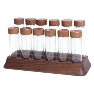 Imagem de Baoblaze Recipiente de vidro para armazenamento de grãos de café com tampa hermética, ideal para dosar grãos de café em cafeterias, lojas e restaurantes, 6 S 6 L