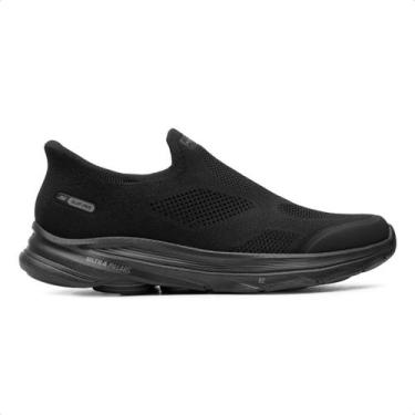 Imagem de Tênis Skechers Go Walk 8 Masculino, 39, Preto, Preto