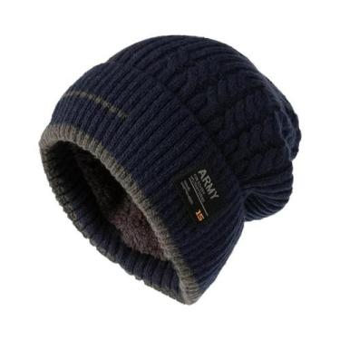 Imagem de Gorro De Inverno Tricotado Grosso Para Homens E Mulheres 2023, Boné Qu