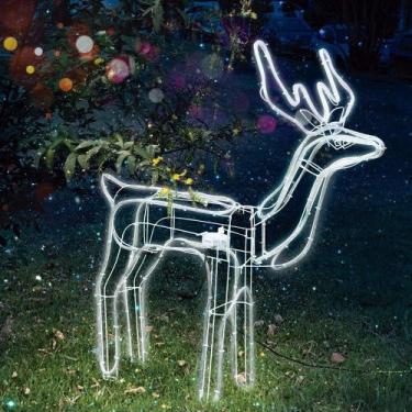 Imagem de Armação De Led Rena Macho Com Movimento Grande 110V - Wincy Natal