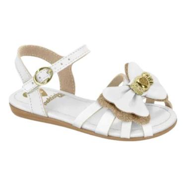 Imagem de Sandália Molekinha Infantil Branca Conforto -, Branco, 17