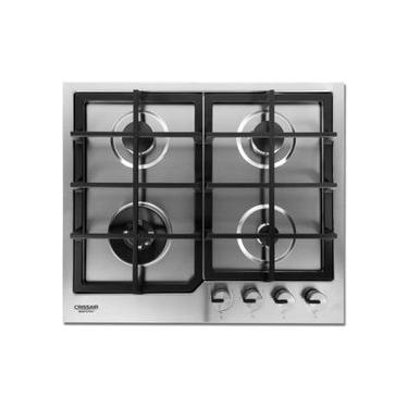 Imagem de COOKTOP CRISSAIR A GÁS 4 QUEIMADORES EM AÇO INOX 75X51CM BIVOLT CCP600