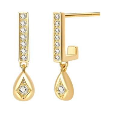 Imagem de Brincos Clássicos De Pérola Em Ouro 925 Para Mulheres, Joias Elegantes