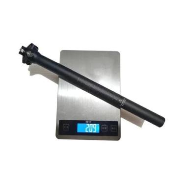 Imagem de Cano De Selim De Carbono 3K Brilhante Para Bicicleta 27.2 30.8 31.6mm 