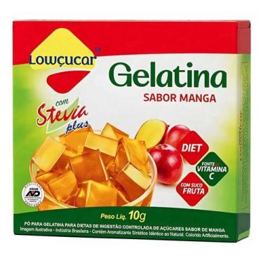 Imagem de Gelatina Em Pó Diet Com Stevia Plus Manga Lowçucar 10gr
