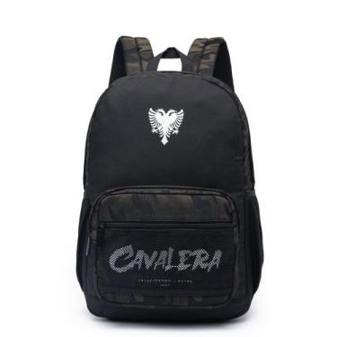 Imagem de Mochila Cavalera Camuflada Notebook Resistente Original Reforçada, U