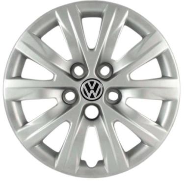 Imagem de Calota Adap. Vw Fox Spacefox Polo Aro 15 Jogo Prata - GRID CALOTAS
