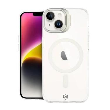 Imagem de Capa Case Capinha compatível com iPhone 14  MagSafe Crystal  Armor Sta