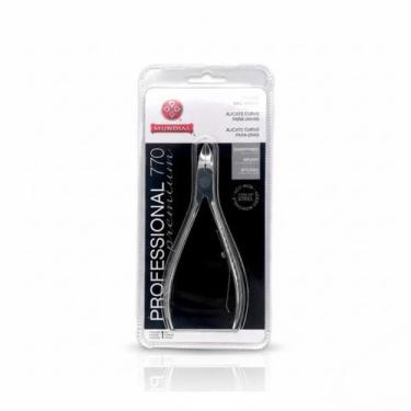 Imagem de Alicate Corte Unhas Curvo 770 Profissional Mundial Inox Salão Beleza M