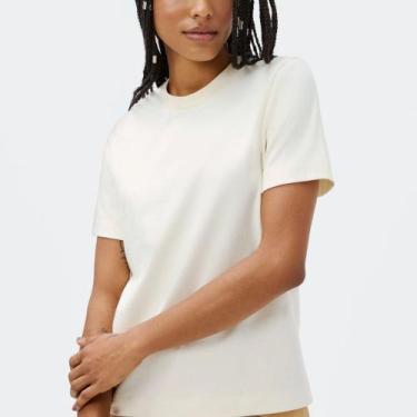 Imagem de Blusa Manga Curta Hering Super Cotton Feminina 4H1V, Cru, XG
