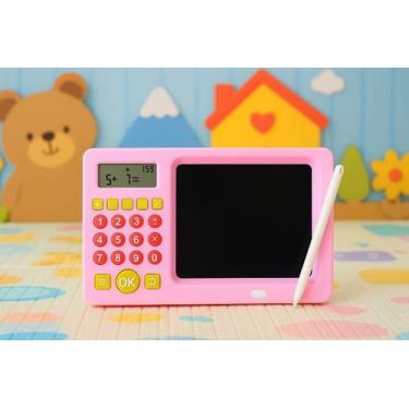 Imagem de Calculadora Lousa Mágica 2 Em 1 Com Jogos De Matemática B-Max BM-F972 