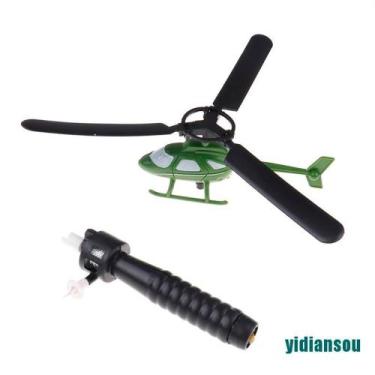 Imagem de Helicóptero que Voa a corda de Brinquedo com Lançador - COR SORTIDA - 