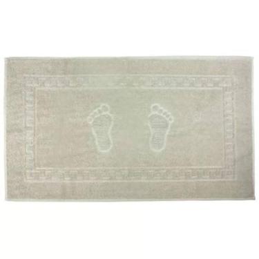 Imagem de Toalha de Piso Buettner Pezinhos 100% Algodão - 45x70cm, Bege 8110