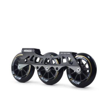 Imagem de Base Hibrida Munchi Para Patins Inline Roller com Rodas 110mm 85a Road