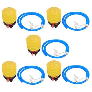 Imagem de RiToEasysports 5 peças de bomba de ar para infláveis, bomba de ar para os pés, 11 cm, inflador para festivais de casamento, balão e bola de ioga
