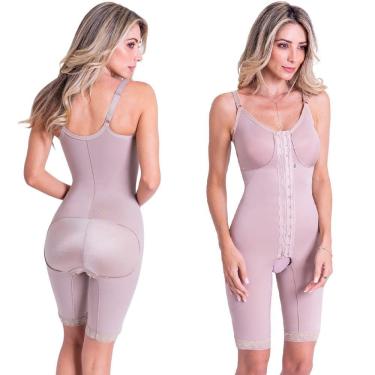 Imagem de Cinta Pós Cirúrgica Bioplastia Lipoenxertia Gluteoplastia Culotes Prótese Silicone Enxerto Glúteos Moldado no Bumbum