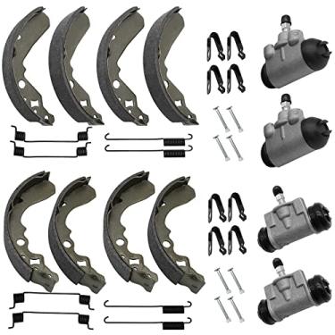 Imagem de Cilindros de roda de freio dianteiro traseiro todos os 4 adequados para Kawasaki KAF300 Mule 500 520 550 1991-2004