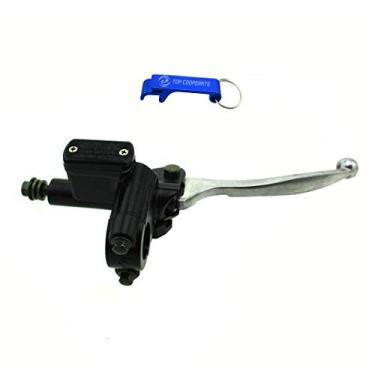 Imagem de TC-Motor 8 mm parafuso banjo 22 mm 7/8" dianteiro direito hidráulico freio mestre cilindro alavanca para pit dirt motor motocross motocicleta ATV Quad 4 rodas