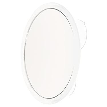 Imagem de Espelho De Vaidade Com Ventosa Espelho Portátil Espelho De Aumento Redondo Espelho De Sucção Ampliação Compacta Ventosa Espelho De Aumento Branco Espelho De Prata Espelho De Mão