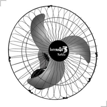 Imagem de Ventilador de Parede Tufão 60cm Preto Bivolt Lorensid