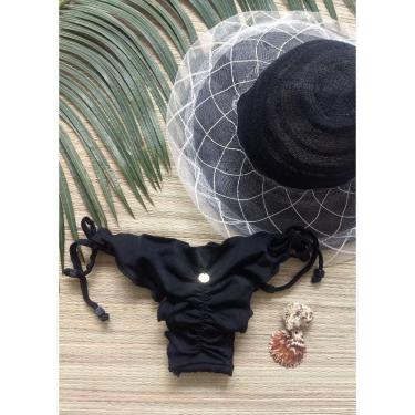 Imagem de Tanga Ruffle Lisa - Preta
