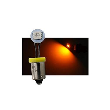 Imagem de PA Lâmpada LED 10x não fantasma LED arcada pinball máquina lâmpada #44 #47 Ba9s 6,3V 1 SMD dobrável visão lateral lâmpada flexível (amarelo)