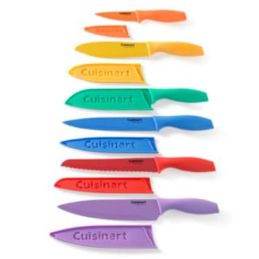 Imagem de Conjunto de Facas Coloridas Cuisinart 6 peças e Capas Protetoras