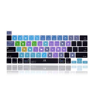 Imagem de MMDW Ableton Live Shortcuts Capa de silicone para teclado para MacBook Pro 16 polegadas A2141 2019 para MacBook Pro 13,3 polegadas 2020 M1 Chip A2338 A2251 A2289 com Touch Bar e Touch ID Versão EUA