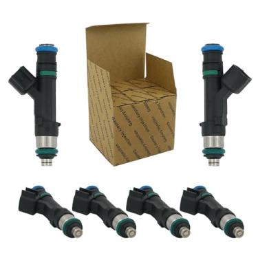 Imagem de Gautory Injetores de combustível compatíveis com Dodge Grand Caravan Chrysler Town&Country 3.3L 3.8L 2008-2010 Jeep Wrangler 2007-2010 VW Routan 2009-2010 substitui 0280158119 04861667AA FJ1029 (6