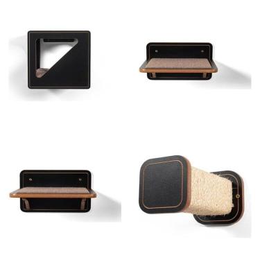 Imagem de Playground Para Gatos Chloe   Nicho Frente Triângulo Preto