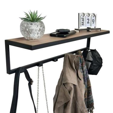 Imagem de Cabideiro Strassis Design SD-3505 Metal e MDF Cor: Preto