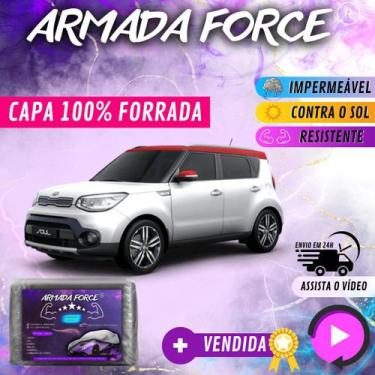 Imagem de Capa Cobrir Carro KIA SOUL 100% Forrada Armada Force 100% Impermeável 