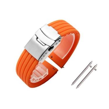 Imagem de Pulseira Deployant Compatível Com Smartwatch Colmi P42 20mm - Poolsy, 