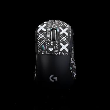 Imagem de Hokeyio Fita adesiva para logitech G Pro X Superlight 2 DEX (GPW4) - antiderrapante, controle aprimorado, resistência ao suor, melhora a aderência FPS Gaming e a proteção do mouse [pré-corte
