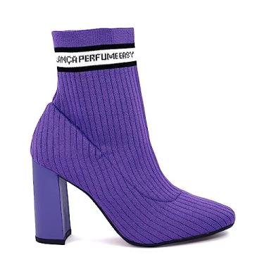 Imagem de Bota Tecido Lança Perfume Knit Cano Médio