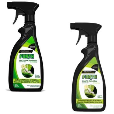 Imagem de Kit Com 2 Forth Cochonilha E Pulgão 500ml - Forth Jardim