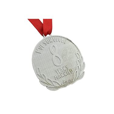 Imagem de Pirantin Medalha de 8º aniversário – Medalha de casado de 8 anos I've Survived