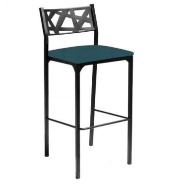 Imagem de Banqueta Luiza Azul turquesa-Gat Magazine