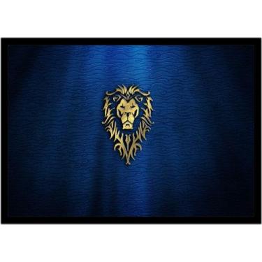 Imagem de Quadro Decorativo Bandeira World Of Warcraft Casa Salas Lojas Escritór