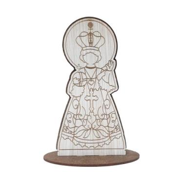 Imagem de Display com Base Nossa Senhora Mod2 16cm Madeira Mdf - ATACADÃO DO ART