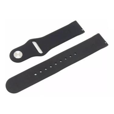 Imagem de Pulseira Silicone Smartwatch 20Mm Xiaomi Amazfit Preta - Pulseira Smar