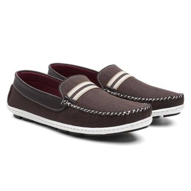 Imagem de Mocassim Dockside Esporte Fino Masculino Calce Facil Palmilha Macia Solado Biocolor Flexivel Leve