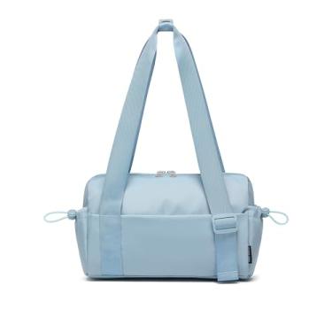 Imagem de Pequena bolsa de ginástica para mulheres, rosa com compartimento molhado, leve, impermeável, fofa para meninas, treino, esportes, viagens, Azul claro