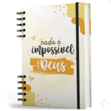 Imagem de Caderno De Anotações Coleção Frases Nada é impossivel - NISTI PRINT