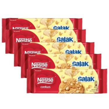 Imagem de Biscoito Cookies Galak Gotas Chocolate 60g - 5 Unid