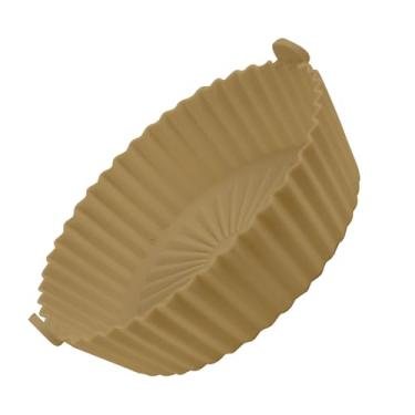 Imagem de Frigideira de silicone para fritadeira a ar, forno, assadeira, tapete frito