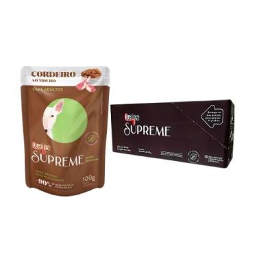 Imagem de Quatree Supreme Cordeiro 100g Ração Úmida Cães Adultos 18 Un - GRANVIT